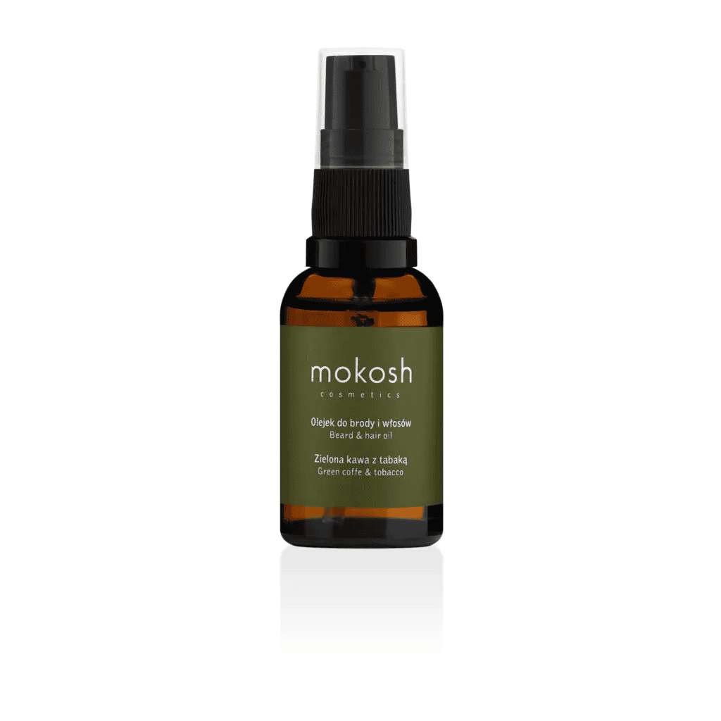 Olejek do brody i włosów zielona kawa z tabaką 30 ml